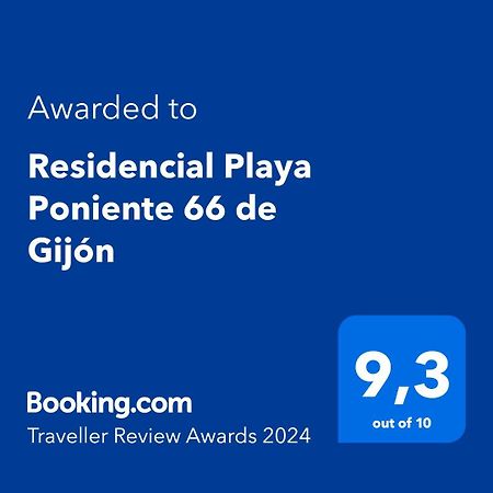 Residencial Playa Poniente 66 De Gijon Apartment Luaran gambar