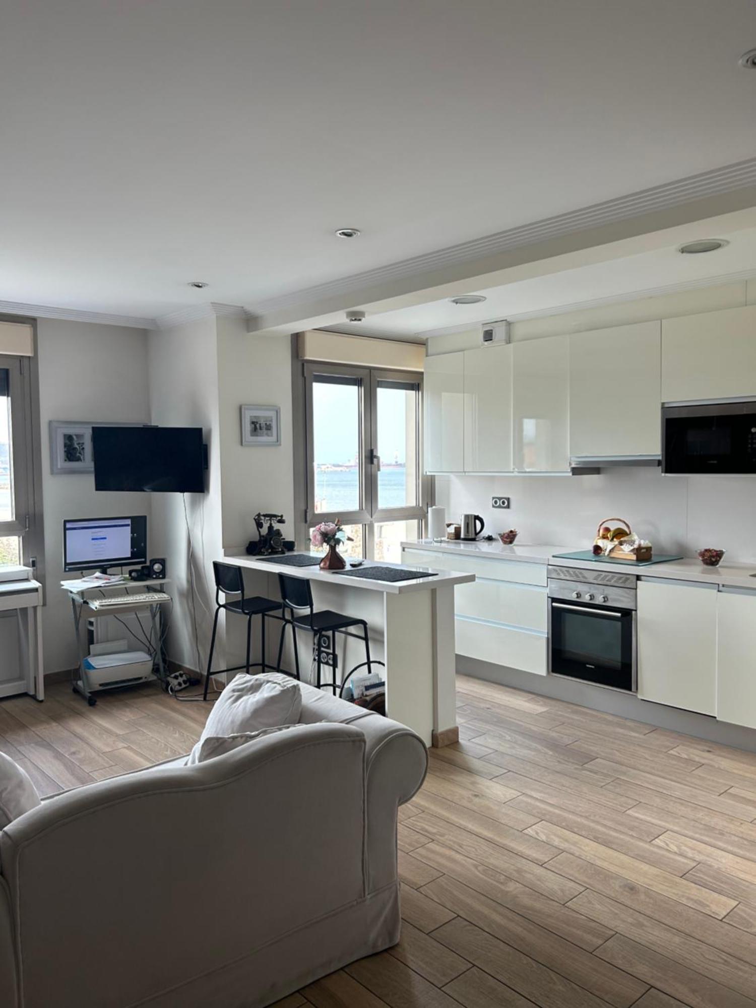Residencial Playa Poniente 66 De Gijon Apartment Luaran gambar